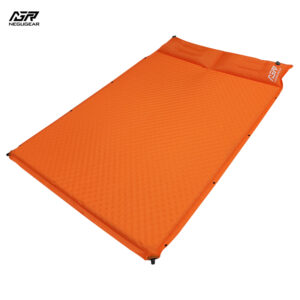 Double Self-Inflating Sleeping Pad with Pillow