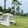 camping family tent