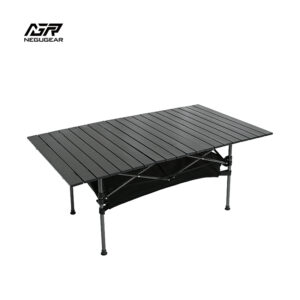 Rectangular Aluminum Alloy Wood Grain Egg Roll Table